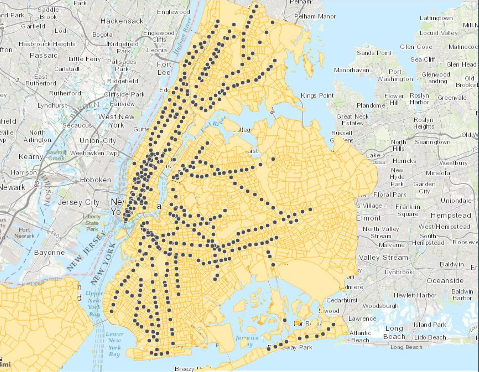 Stations map